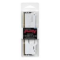Kingston Fury Beast RGB White 16GB 6000MHz DDR5 RAM – CL36 | UDIMM | Intel XMP & AMD EXPO