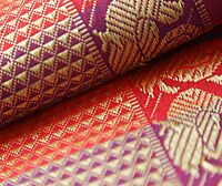 Khaadi Embroidered Steel Blue Saree with BP