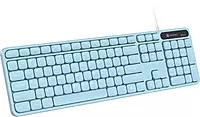 Portronics Ki-Pad 3 USB Wired Keyboard – Full Size offers a comfortable typing experience with its sleek design, responsive keys, and durable build, perfect for home or office use.