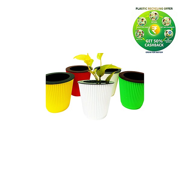 Kia Pot | 5 Inch | Indoor Plant Pot | Round Pot