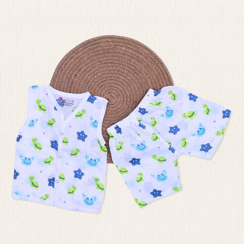 Muslin Co Ordinate Set for Babies | Organic Cotton Baby Clothing