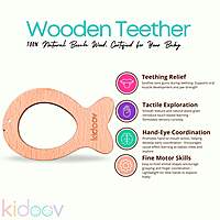 Hello World Baby Gift Set – Crochet Rattle, Wooden Teethers & Cotton Towel|Mixed Teether Gift Set