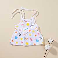 Muslin Frock Knot Baby Dress | Organic Cotton Baby Clothing | Set of 3