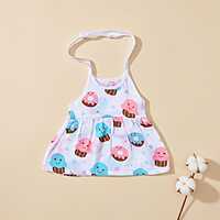 Muslin Frock Knot Baby Dress | Organic Cotton Baby Clothing | Set of 3