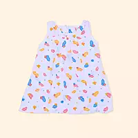 Muslin Frock Zip Baby Dress | Organic Cotton Baby Clothing