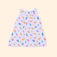 Muslin Frock Zip Baby Dress | Organic Cotton Baby Clothing