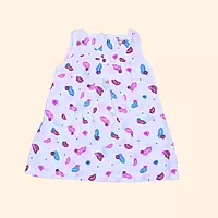 Muslin Frock Zip Baby Dress | Organic Cotton Baby Clothing
