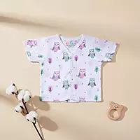 Muslin Jabla Button Half Sleeve Tops | Organic Cotton Baby Clothing | Set of 3