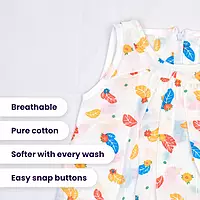 Muslin Frock Zip Baby Dress