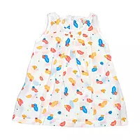 Muslin Frock Zip Baby Dress