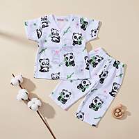 Muslin Night Suit Half Sleeve | Organic Cotton Baby Sleepwear