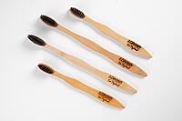 Bamboo toothbrush with charcoal ultra soft bristles Bamboo toothbrush with charcoal ultra soft bristles