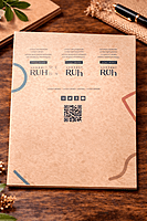 King Size Eco Notebook | Recycled Paper Journal | Grid, Dot & Lined Pages