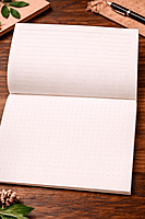 King Size Eco Notebook | Recycled Paper Journal | Grid, Dot & Lined Pages