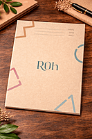 King Size Eco Notebook | Recycled Paper Journal | Grid, Dot & Lined Pages