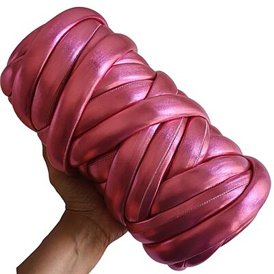 Jumbo Arm Knitting Yarn Metallic- 05 Pearl Pink
