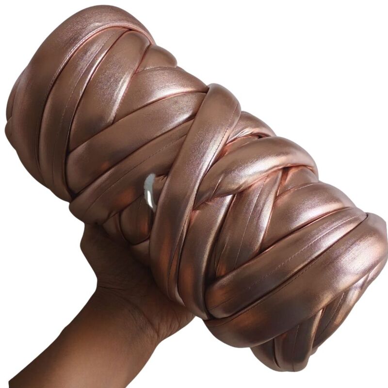 Jumbo Arm Knitting Yarn Metallic- 04 Rose Gold Jumbo Arm Knitting Yarn Metallic- 04 Rose Gold