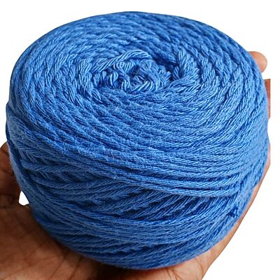 Cotton Yarn 8 Ply Denim Blue Cotton Yarn 8 Ply Denim Blue