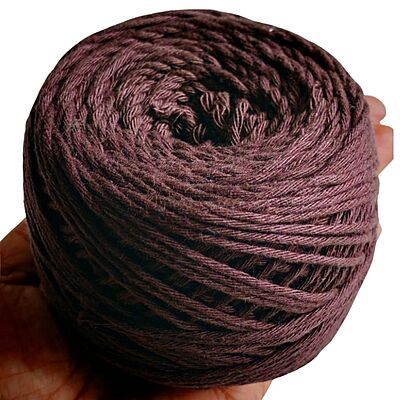 Cotton Yarn 8 Ply Coffee Brown
