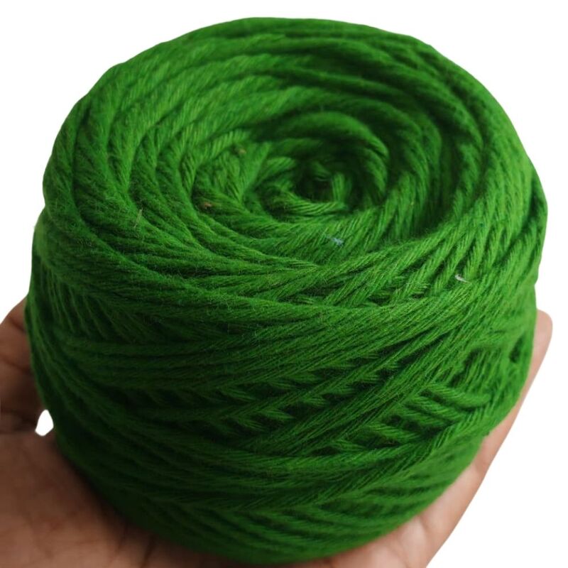 Cotton Yarn 8 Ply Dark Grass Green