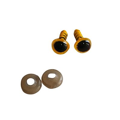 Safety Eyes Yellow- 8mm
