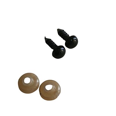 Safety Eyes Imported Black