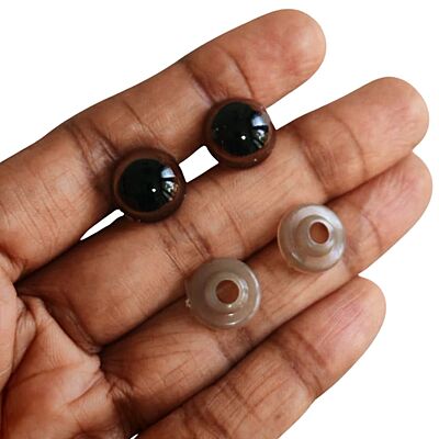 Safety Eyes Imported Brown- 12 mm