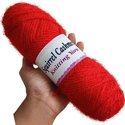 Squirrel Cashmere Yarn 108 Red