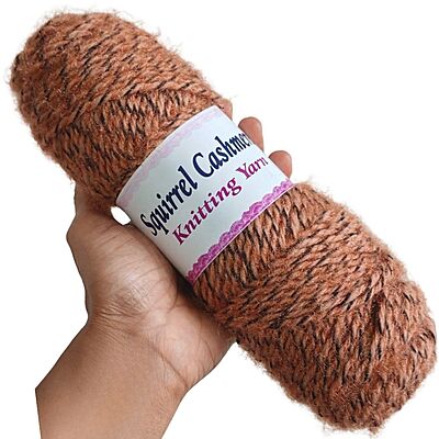 Squirrel Cashmere Yarn 119 Brown Black Multi Squirrel Cashmere Yarn 119 Brown Black Multi