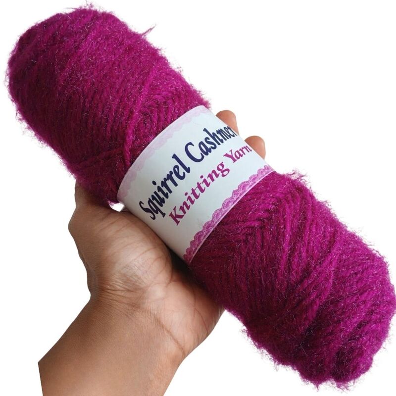 Squirrel Cashmere Yarn 107 Grape Squirrel Cashmere Yarn 107 Grape