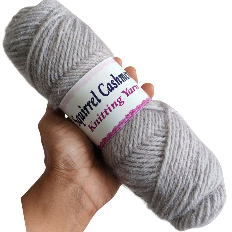 Squirrel Cashmere Yarn 102 Lite Grey