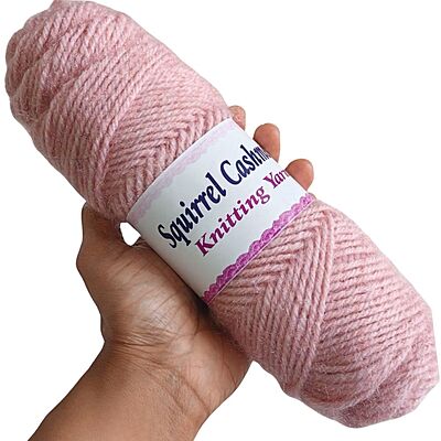 Squirrel Cashmere Yarn 104 Lite Pink