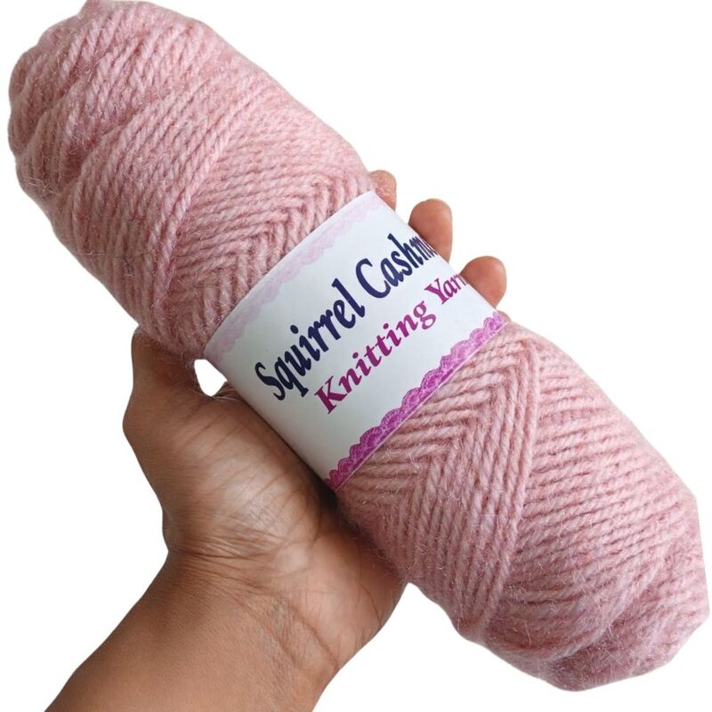 Squirrel Cashmere Yarn 104 Lite Pink