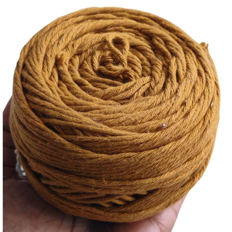 Cotton Yarn 8 Ply Dark Mustard Cotton Yarn 8 Ply Dark Mustard