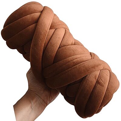 Jumbo Arm Knitting Yarn-80-Brown