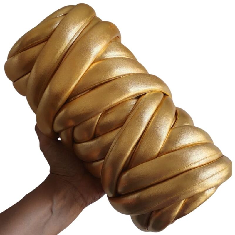 Jumbo Arm Knitting Yarn Metallic- 02 Gold Jumbo Arm Knitting Yarn Metallic- 02 Gold
