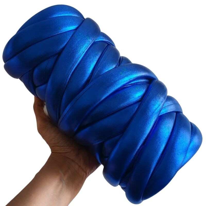 Jumbo Arm Knitting Yarn Metallic- 12 Pearl Blue Jumbo Arm Knitting Yarn Metallic- 12 Pearl Blue