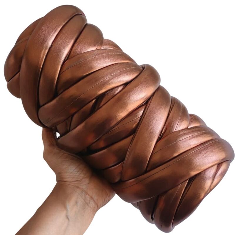 Jumbo Arm Knitting Yarn Metallic- 13 Pearl Brown Jumbo Arm Knitting Yarn Metallic- 13 Pearl Brown