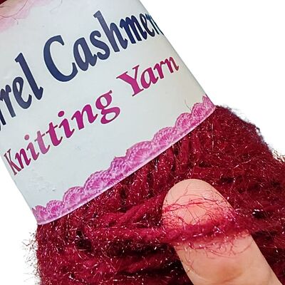 Squirrel Cashmere Yarn 113 Maroon