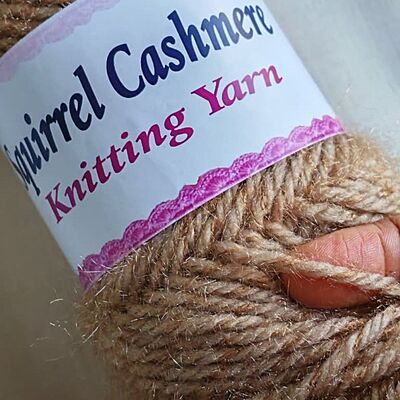 Squirrel Cashmere Yarn 114 Tan Squirrel Cashmere Yarn 114 Tan
