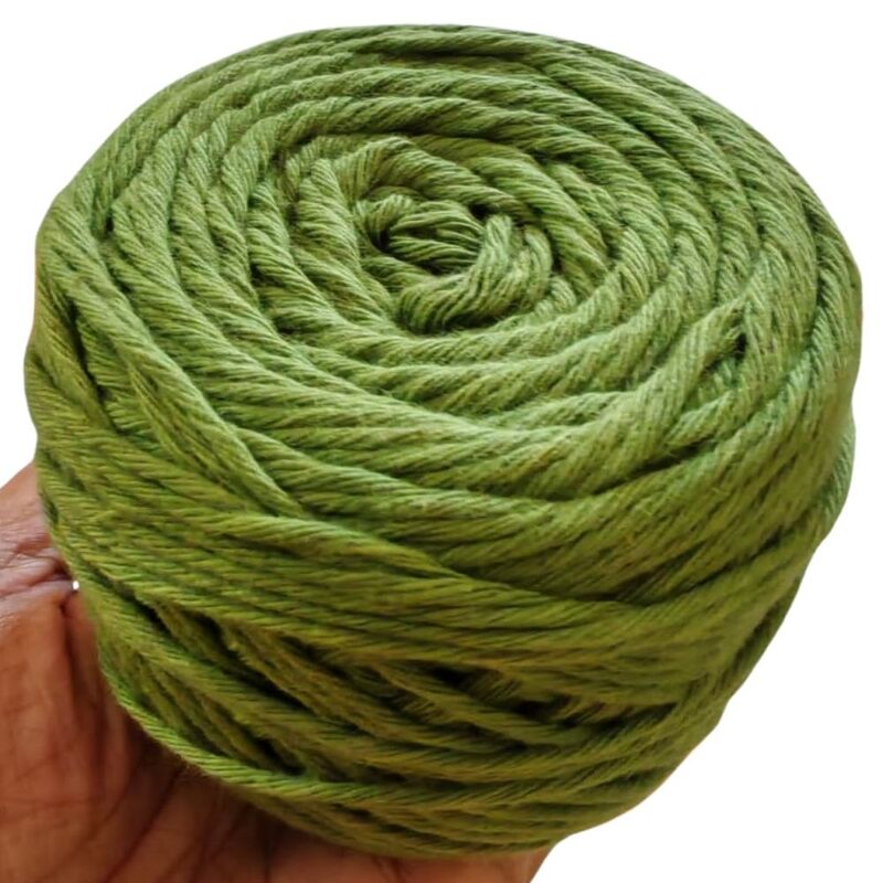 Cotton Yarn 8 Ply Avocado Green
