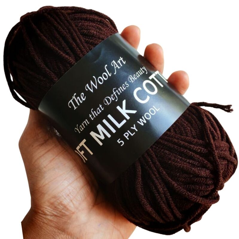 Soft Milk Cotton 16 Asphalt Brown Soft Milk Cotton 16 Asphalt Brown