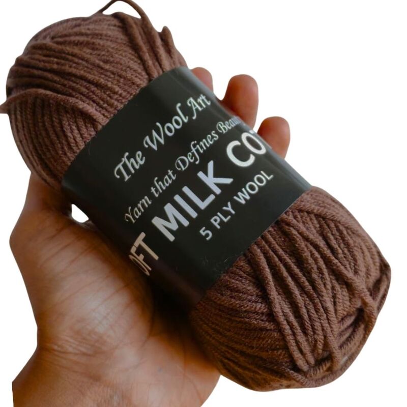 Soft Milk Cotton 58 Irish Coffee Brown Soft Milk Cotton 58 Irish Coffee Brown