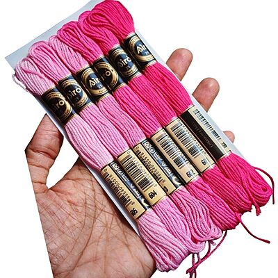 Airo Embroidery Thread Set Pink family