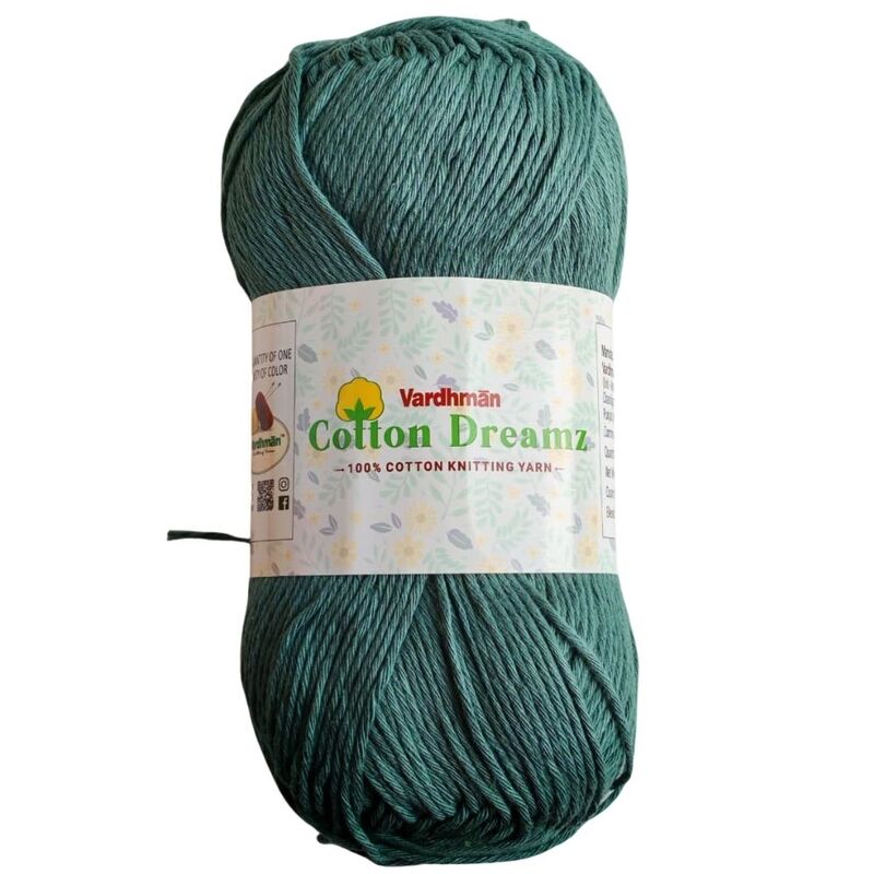 Vardhman Cotton Dreamz 22 Light Sea Green Vardhman Cotton Dreamz 22 Light Sea Green