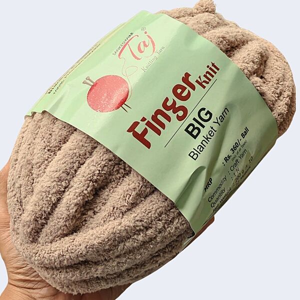 Taj Finger Knit Yarn - 09 Beige Taj Finger Knit Yarn - 09 Beige