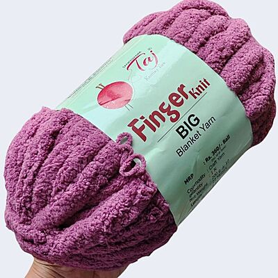 Taj Finger Knit Yarn - 37 Wine
