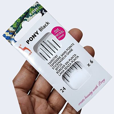 Pony Chenille Black 18/22 X 6C Pony Chenille Black 18/22 X 6C