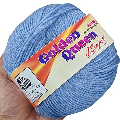 Golden Queen Merino 55 Lite Blue