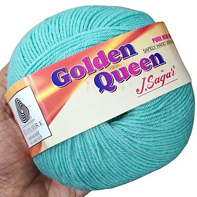 Golden Queen Merino 37 Light Grey Green